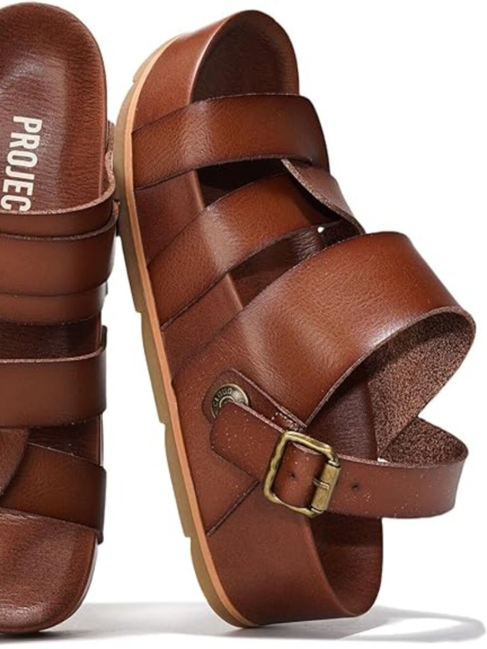 Platform Sandals Women – Strappy Wedges with Comfortable Plush & Soft Insole